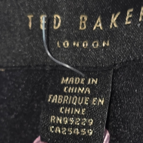 Ted Baker London Highland V Neck Skater Dress Sz 4 - Picture 11 of 13